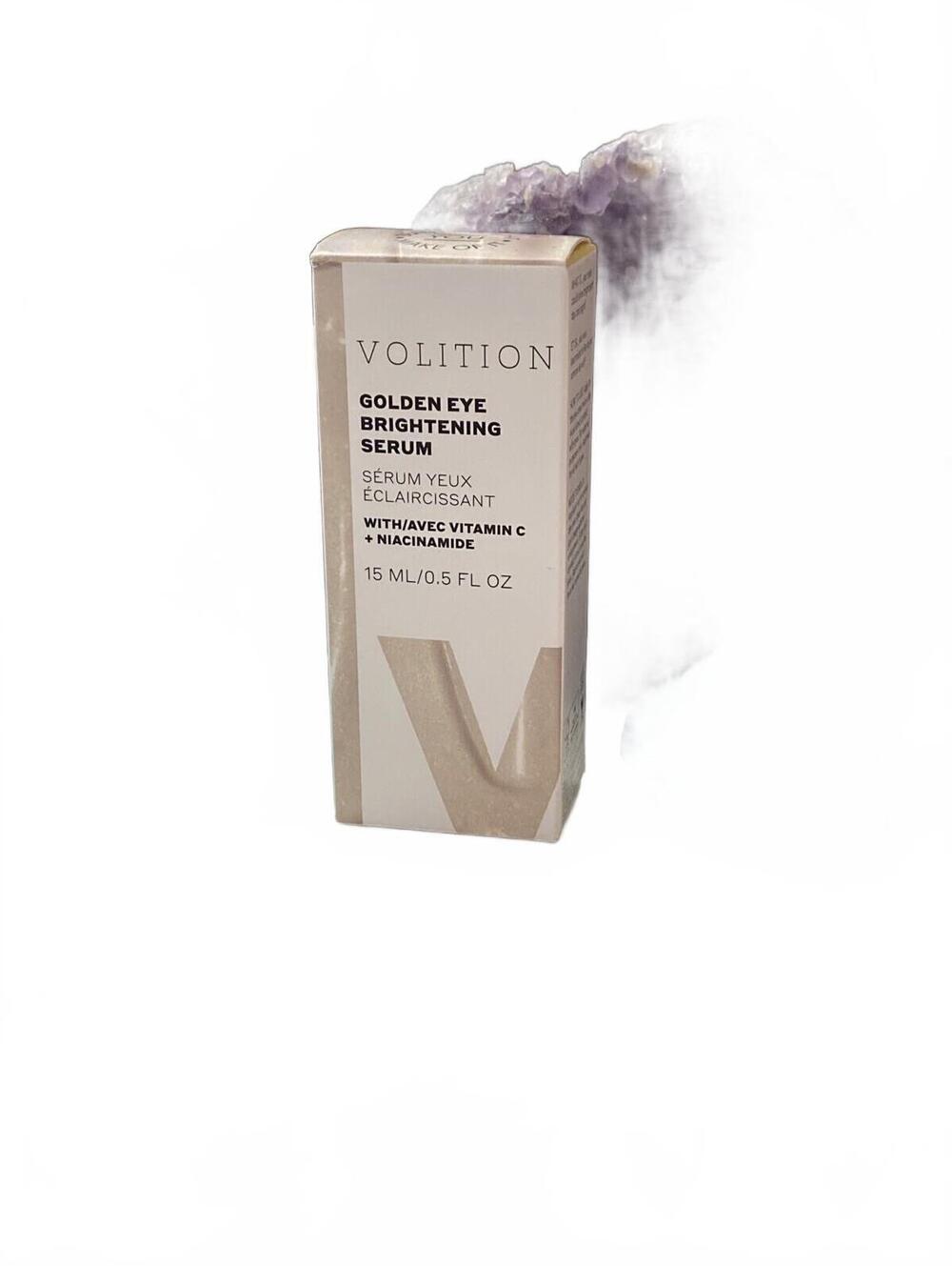 Volition Beauty Golden Eye Brightening Serum 15mL / 0.5 Fl Oz NEW IN BOX